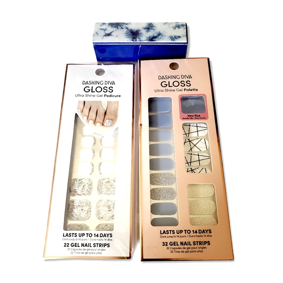 Dashing Diva French Pedicure and Manicure Gel Strips Ultra Shine 14 Day Wear - Picture 6 of 6